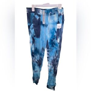 AQ-SPORT Blue Tie Dye Jogger Pants Size 2X NWT